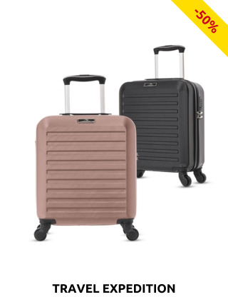 TRAVEL EXPEDITION Koffer «Easyflight», schwarz, 45 cm