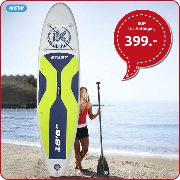 SUP für Anfänger, aufblasbar