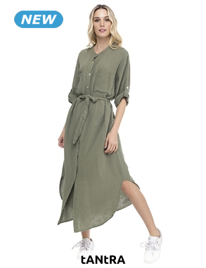 tANtRA Kleid «Safari», khaki
