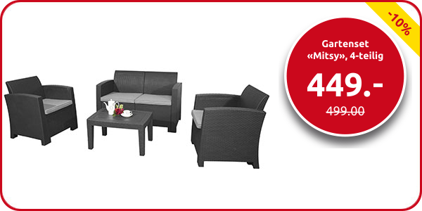Gartenset «Mitsy», 4-teilig