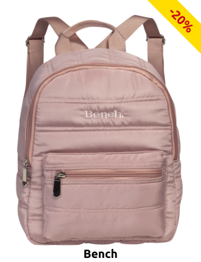 Bench. Gesteppter Rucksack, 7 l, rosa
