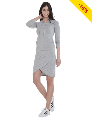 Jupe + Pullover, grau