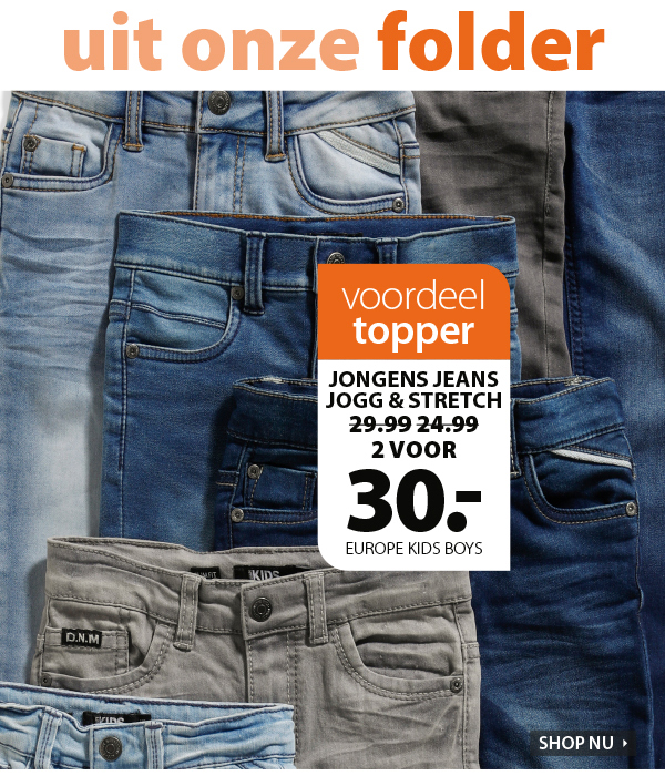 Voordeeltopper: Jongens jeans jogg & stretch - 2 voor 30