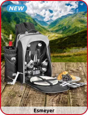Esmeyer Picknickrucksack «Freetime», 23-teilig für 4 Personen