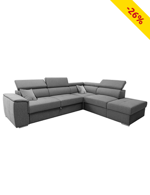 Schlaf-Ecksofa «Paris», Liegefläche 118 x 204 cm