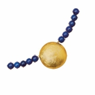 Waszak, Petra: Collier »Sonnenscheibe« mit Lapislazuli-Perlen
