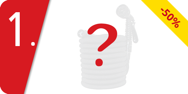 Gartenschlauch Force 30 m, Latex, schwarz