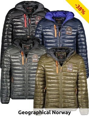 GEOGRAPHICAL NORWAY EXPEDITION Herrenjacke «Briout», wattiert, khaki