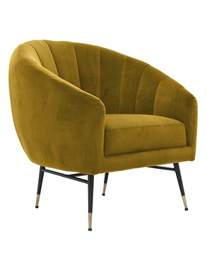 Sessel «Britney»,  B 80 cm, gelb