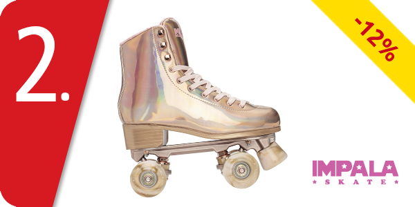 Impala Rollerskates «Marawa», rosa/gold