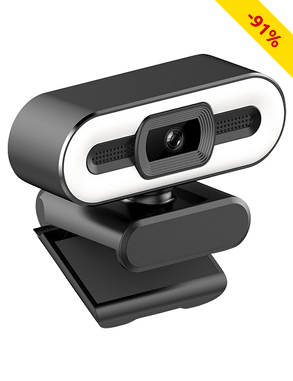 Webcam mit Licht, Auflösung 1920 x 1080