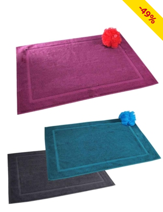 Badteppich, ultraweich, 50 x 70 cm, magenta