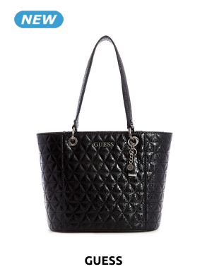 GUESS Handtasche «Noelle Elite», schwarz