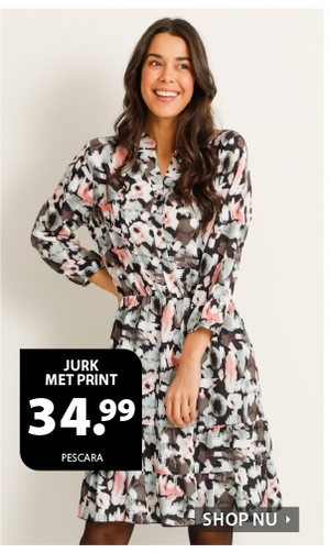 Jurk met print 