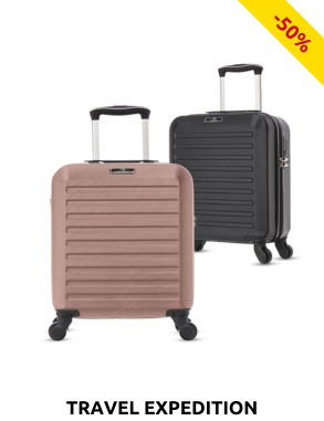 TRAVEL EXPEDITION Koffer «Easyflight», schwarz, 45 cm