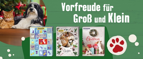 Jetzt Adventskalender für Ihren Liebling sichern