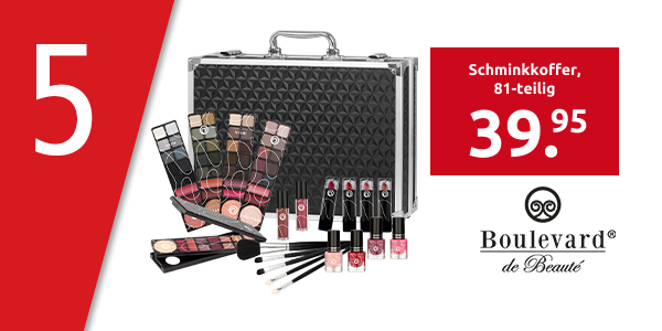 Boulevard de Beauté, Schminkkoffer «VIP Traveler Amsterdam», 81-teilig