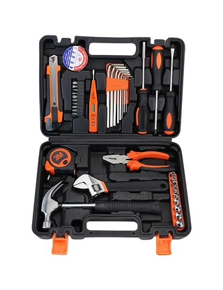 Werkzeugkasten, 38-teilig, aus Karbon-Stahl
