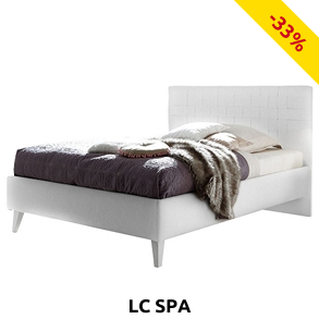 LC Spa Bett «Arte», 160 x 200, weiss