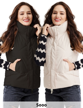 Gilet «Couture», ecru