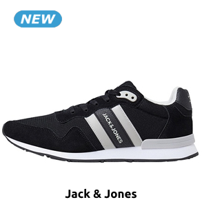JACK & JONES Sneakers, mit Mesh, anthrazit