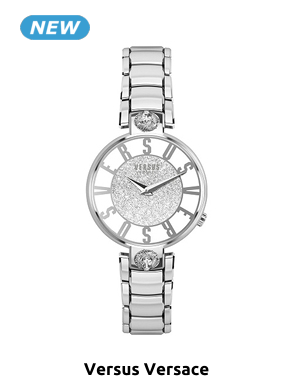 VERSUS VERSACE Damenuhr «Luigia», silberfarben