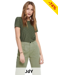 JACQUELINE de YONG Lässiges T-Shirt, khaki