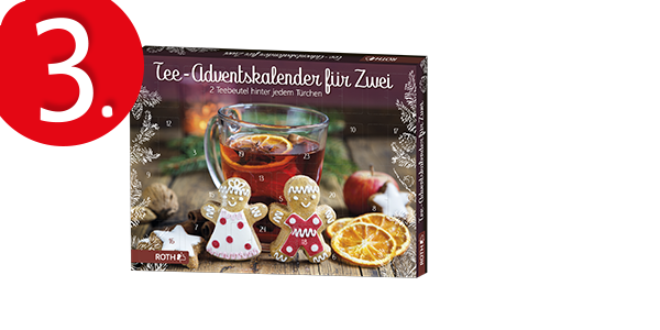 Adventskalender «Tee für zwei», 2 x 24 Teebeutel