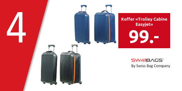 Swiss Bag Koffer «Trolley Cabine Easyjet», zusammenklappbar