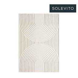 SOLEVITO Vloerkleed Loop beige 160x230 cm | HORNBACH