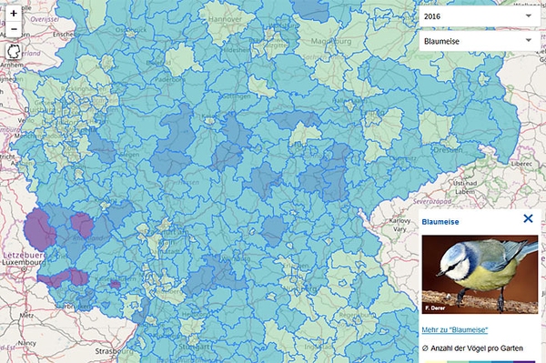 Alle Daten auf einen Blick Karten, Tabellen und Trenddiagramme