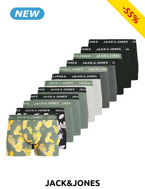 JACK&JONES Boxer, 12er-Pack, camouflage