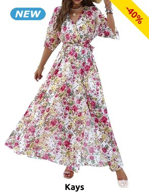 Maxikleid «Grace», geblümt