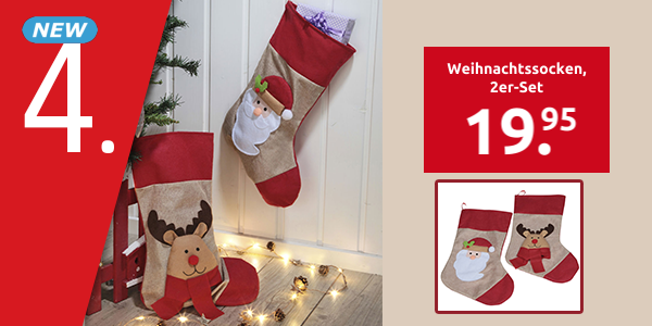 Weihnachtssocken, 2er-Set
