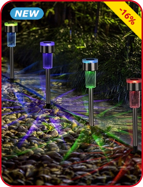 Gartenlampen Color Light, 12 Stück