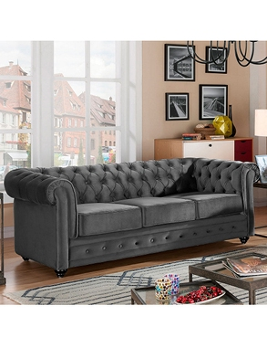 Sofa «Chesterfield», grau