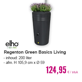 ELHO Regenton Green Basics Living Black 200 l