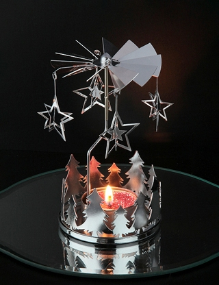 Teelichthalter «Karussell» aus Metall