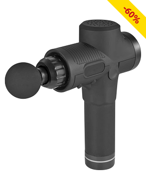 Muskel-Massage Gun, 30 Geschwindigkeiten, 9 Massageköpfe