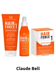 Claude Bell Komplett-Set «Hair Force One» Shampoo + Lotion + Nahrungsergänzungsmittel