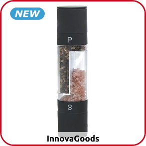 InnovaGoods Salz-, Pfeffermühle 2-in-1