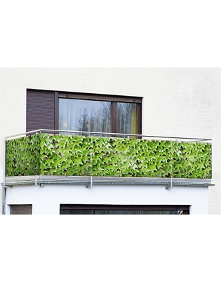 Balkonsichtschutz, bedruckt «Wildrebe»