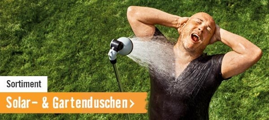 Solarduschen und Gartenduschen im HORNBACH Onlineshop