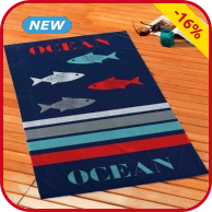 Strandtuch «Ocean», 70 x 150 cm