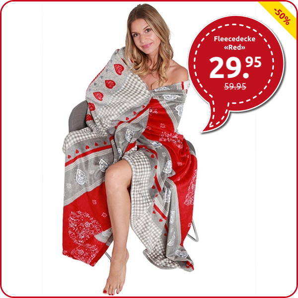 Fleecedecke «Red»