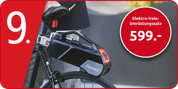 Rubbee X, Elektro-Velo-Umrüstungssatz, abnehmbar, inkl. 1 Akku