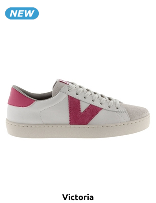Victoria Sneakers «Fresa», weiss/rosa