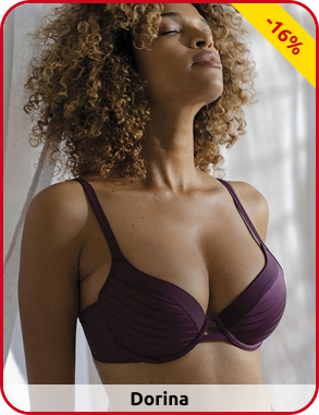 Dorina Bügel-BH  Cup D, weinrot