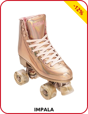 Impala Rollerskates «Marawa», rosa/gold