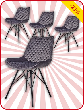 Set 4 Stühle «Mary»